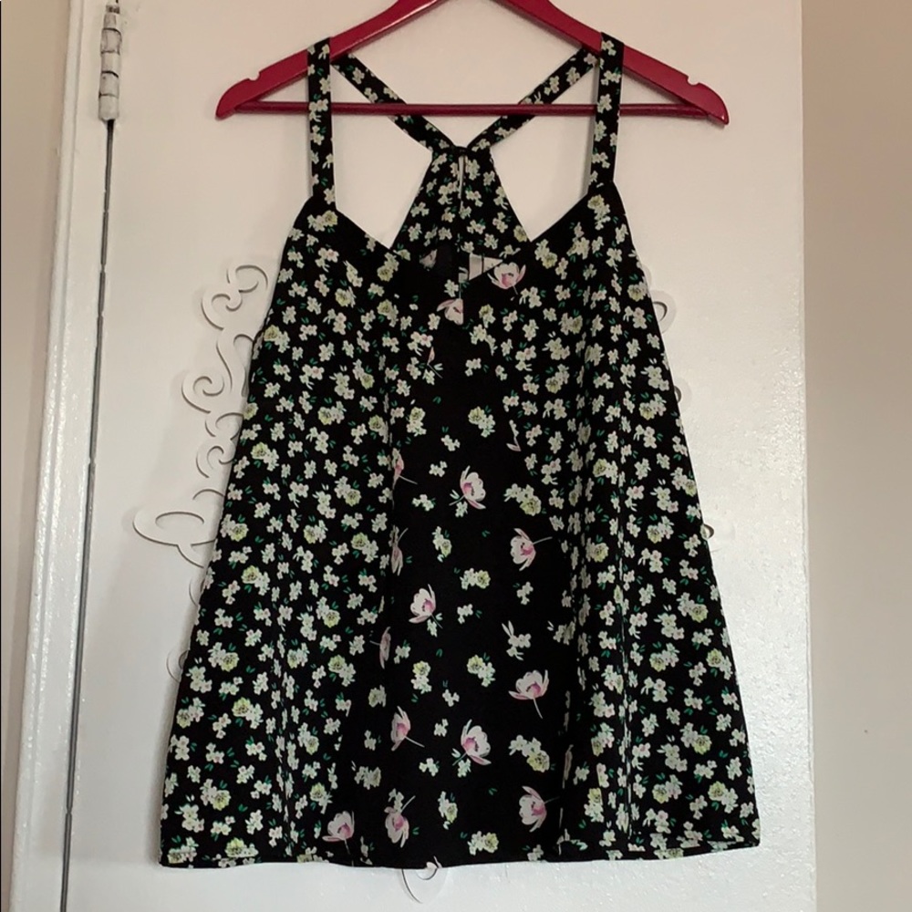 A-line floral top